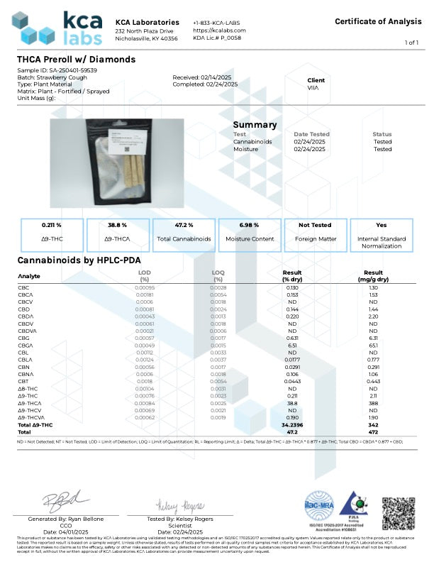 Lab Test Report
