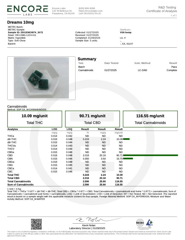 Lab Test Report