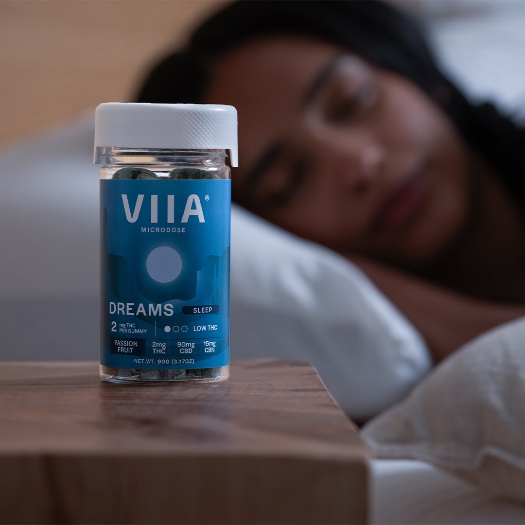 Dreams: THC and CBN Sleep Gummies 2mg | VIIA