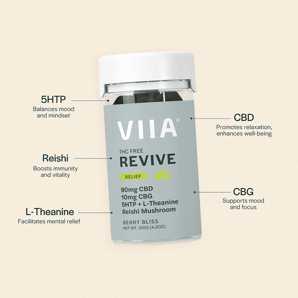 Revive: CBD Relief Gummies - THC Free | VIIA