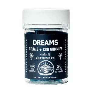 Dreams 15mg Delta 8 + CBN Gummies