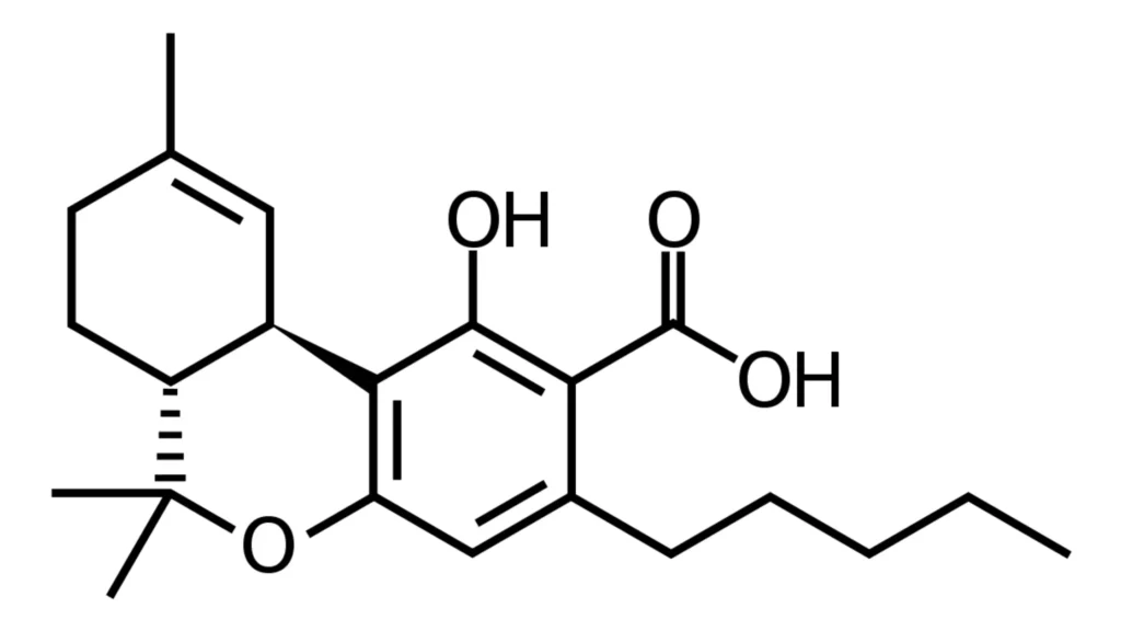 chemical structure of THCA
